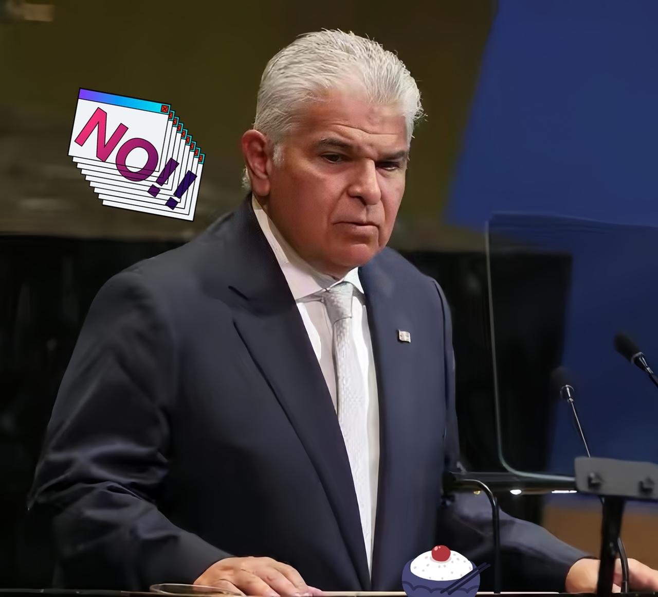 巴拿马总统慌了，

这次真是把路走窄了。

2月23日，穆利诺直接动用军警强占码