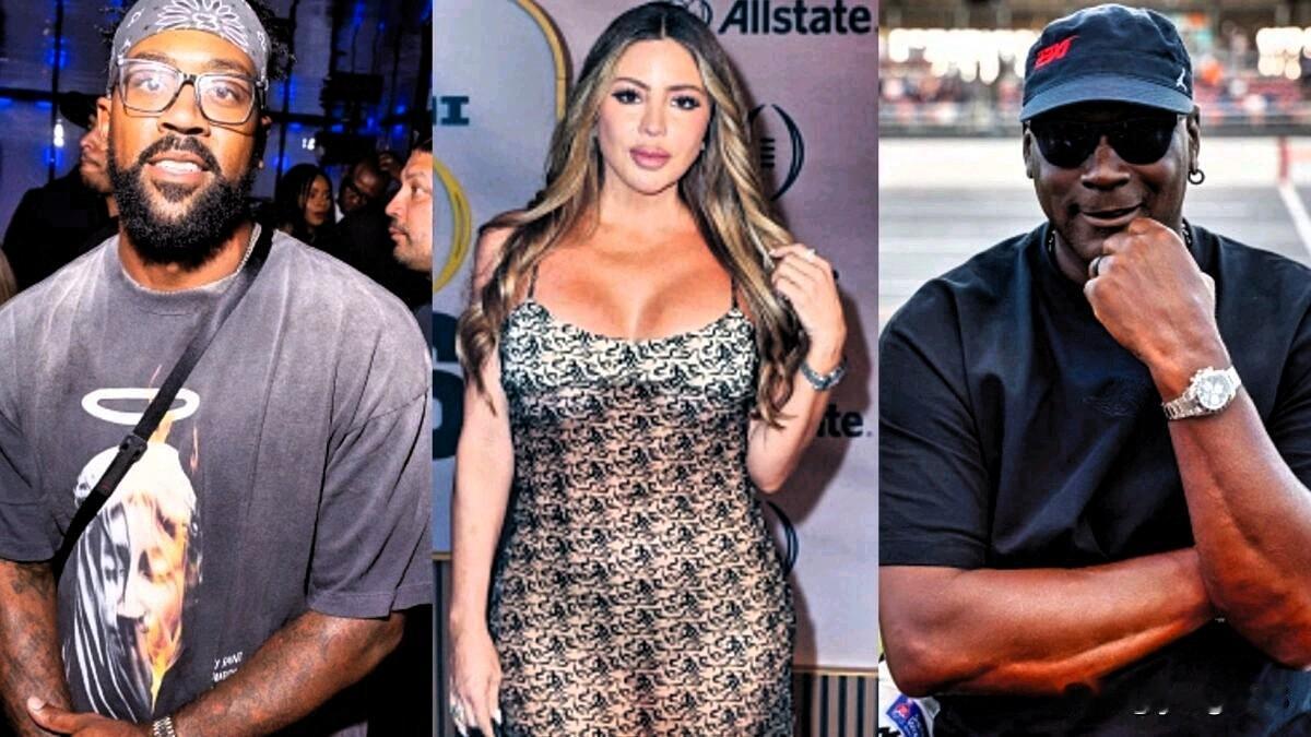 马库斯·乔丹似乎无所不能。
      拉尔萨·皮蓬被卷入了一场关于她前男友马库