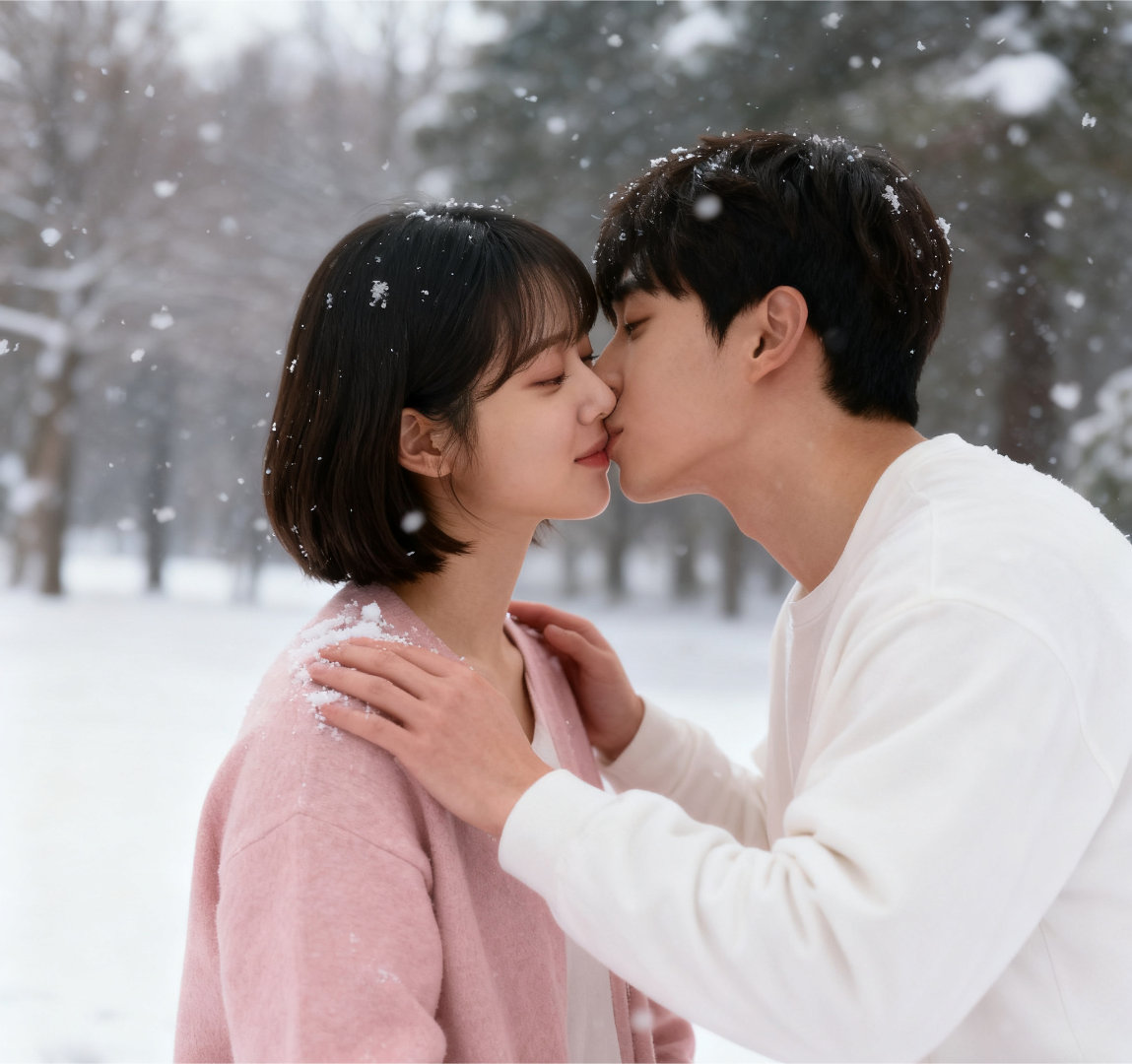 最理想的恋爱一房两人三餐四季我在闹他在笑夏天的傍晚一起去散步回家的路上顺手买一个