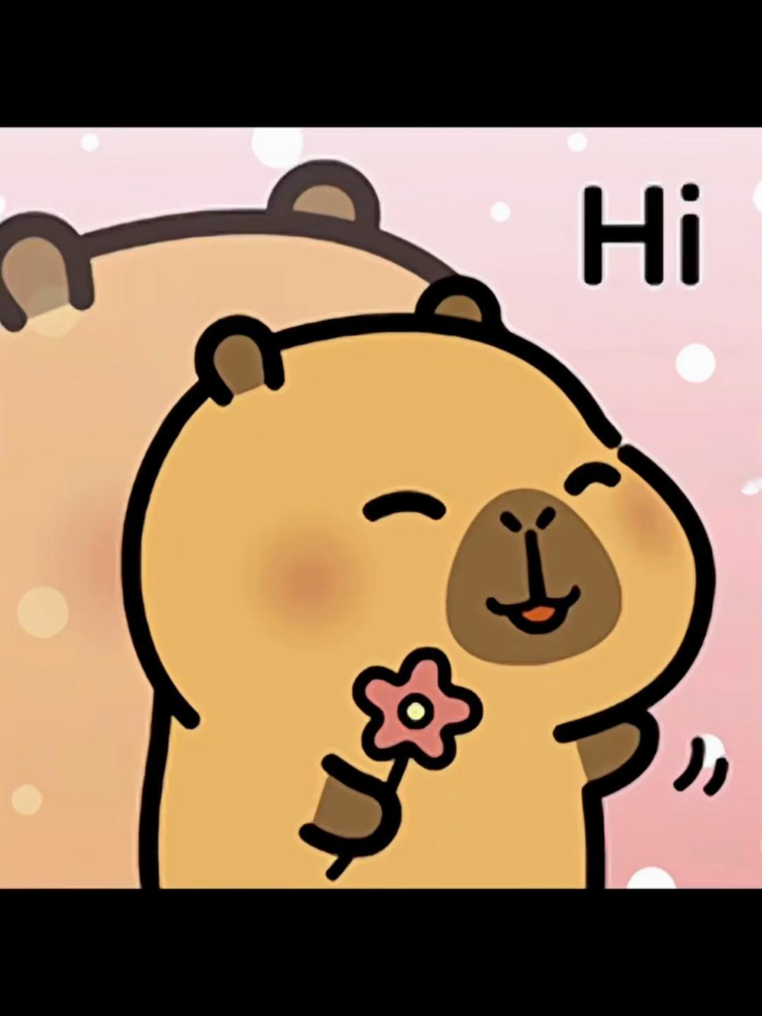 卡皮巴拉张凌赫 张凌赫今日份营业 红衣好帅 卡皮巴拉他真的超爱的 过分萌了