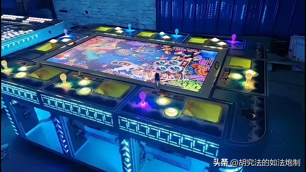 这和“黑社会”有什么区别？海南三亚，两名男子在当地一家娱乐城玩“捕鱼”游戏。两人