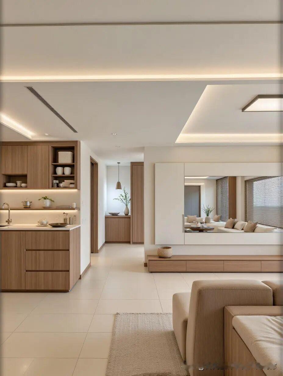 纯原木极简中古风简直是装修界的宝藏风格，完美拿捏复古与现代。

这种风格没有复杂