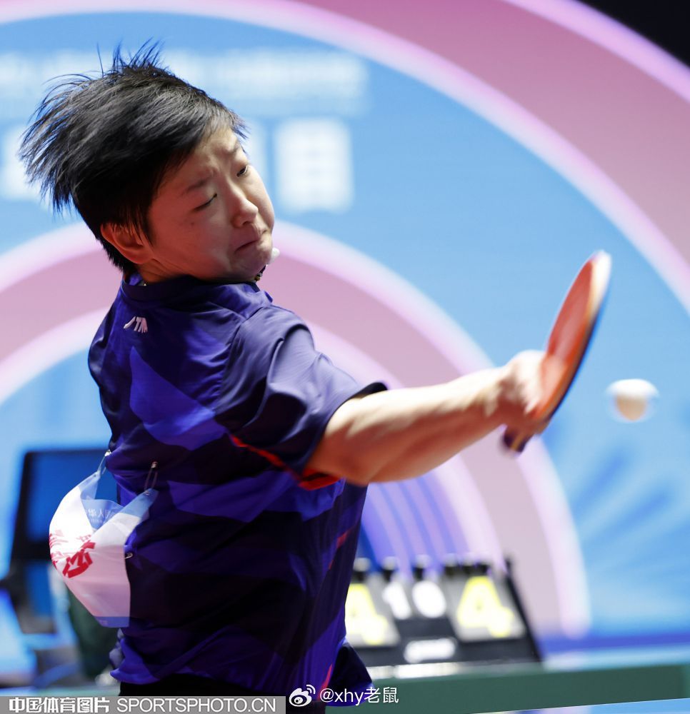 全神贯注 孙颖莎神图