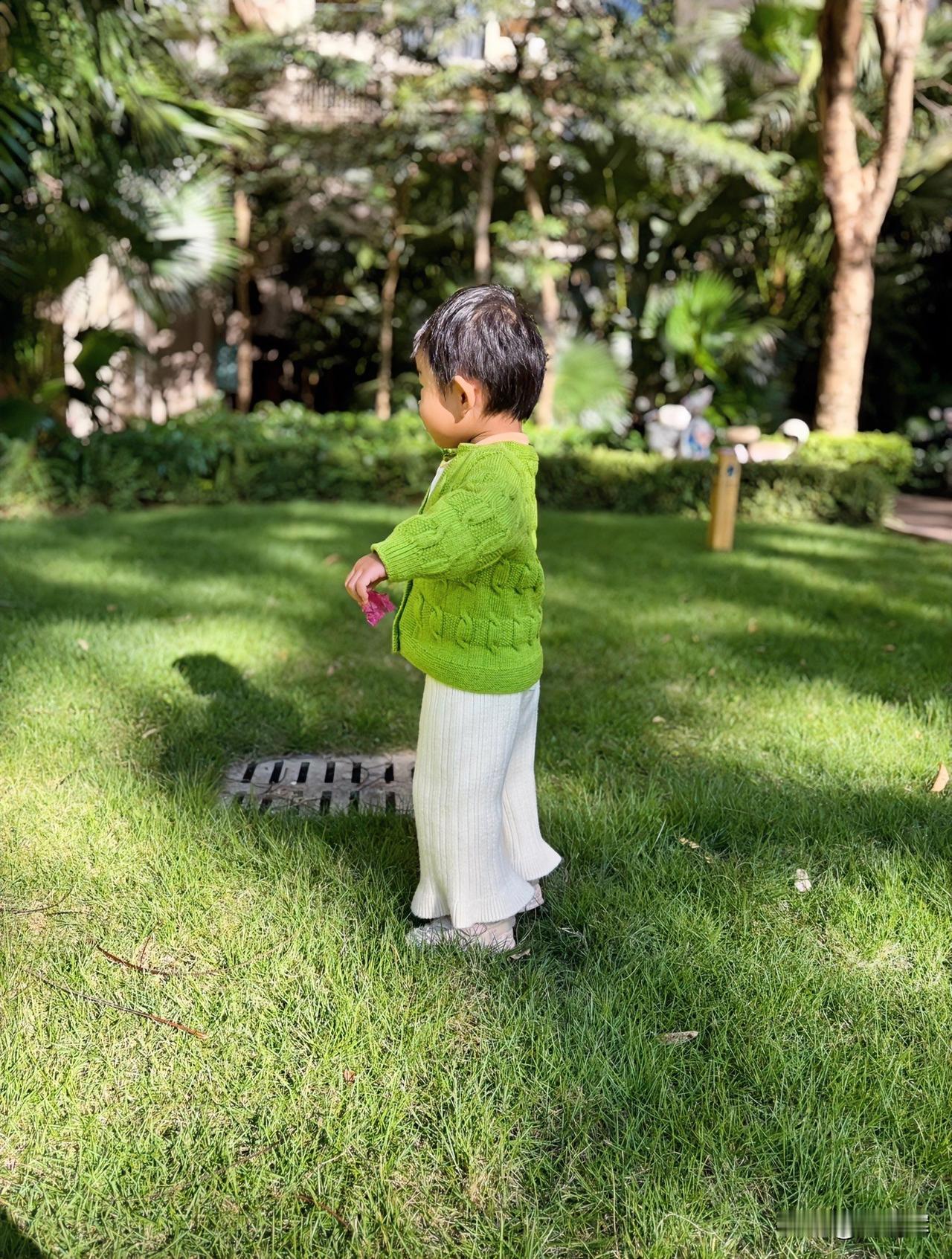 总在记忆里（1487）：孩子，早上好。今天天气阴沉，现在气温18摄氏度，夜里可能