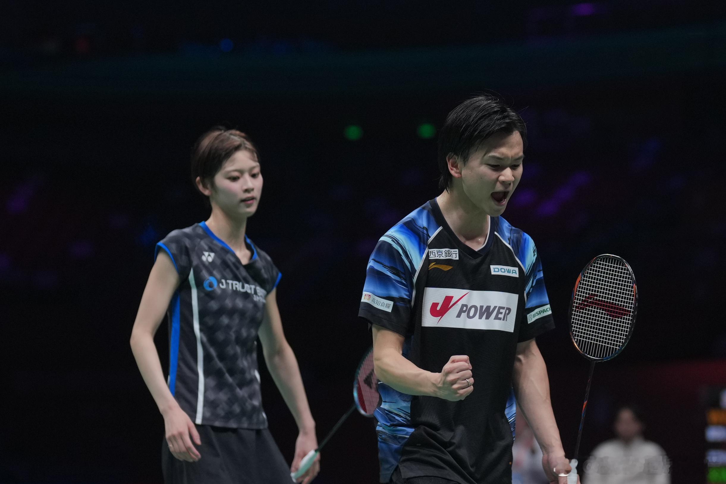 2026年新加坡羽毛球公开赛 首轮赛况🔥渡边勇大/田口真彩21-7 21-16