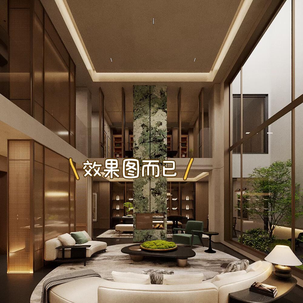 我的新家明年总能完工吧[笑哭R] 虽然说效果图只有参考的意义，但也是期...