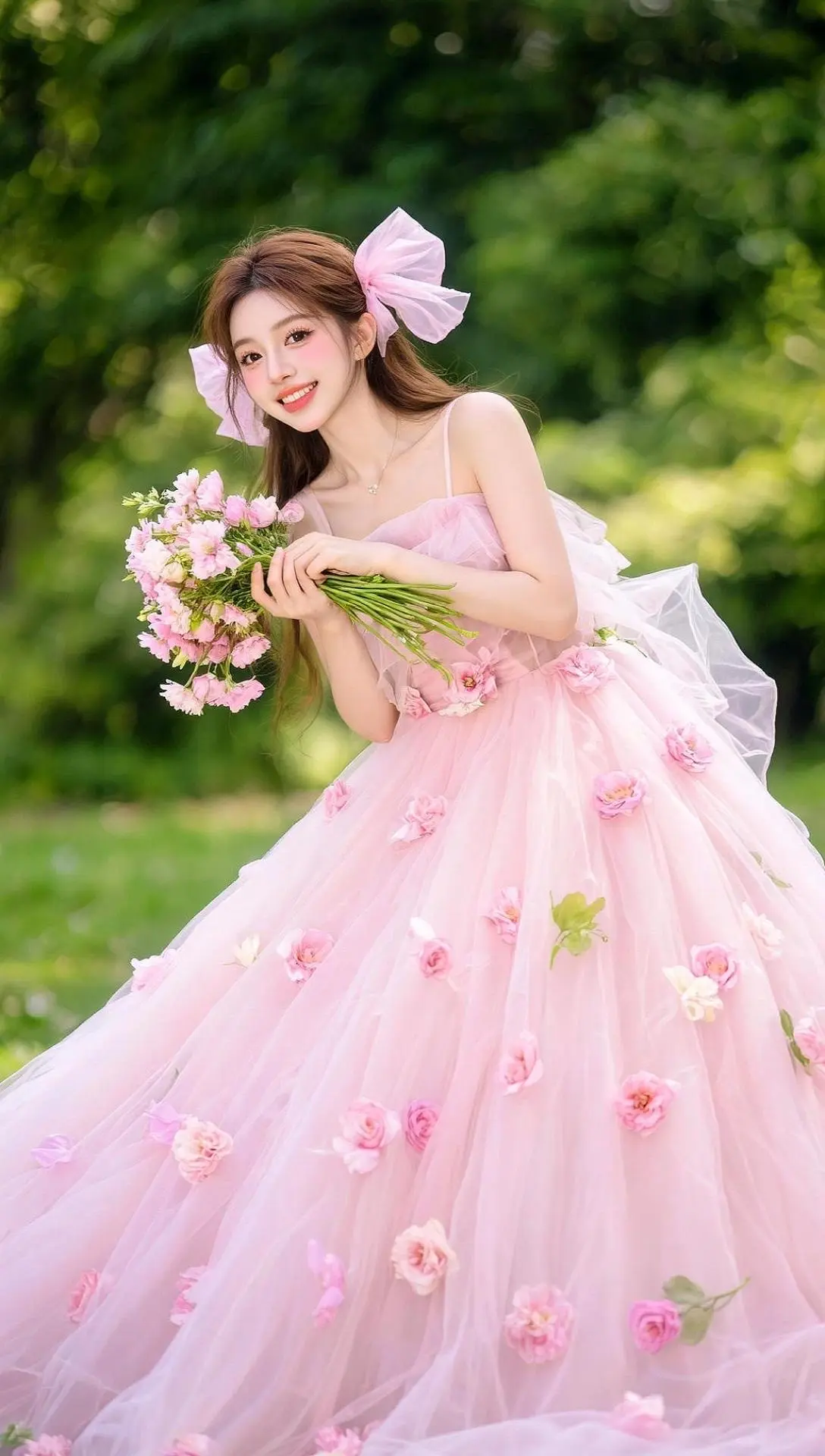 别不开心啦，请你看花花