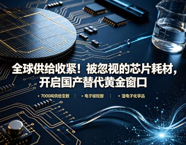 全球供给收紧！被忽视的芯片耗材，开启国产替代黄金窗口