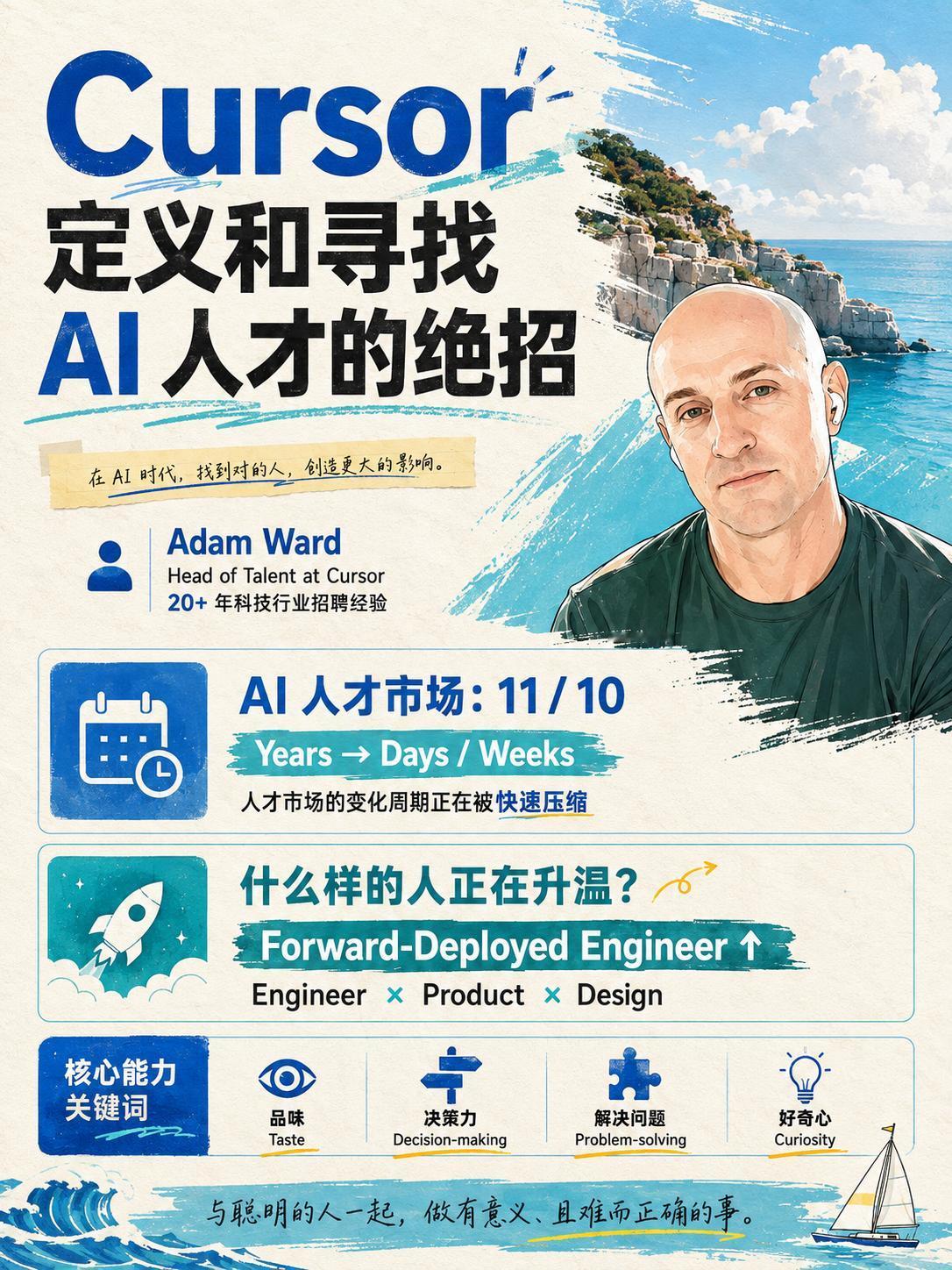 Cursor 是如何搞定顶尖 AI 人才的？

AI 正在改变如何做产品，也在重
