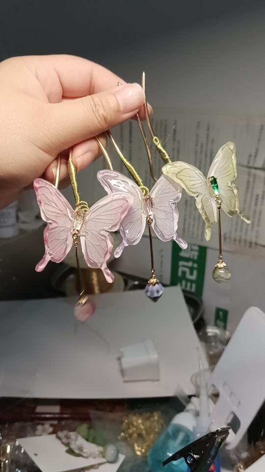 很duang的蝴蝶发簪，过几天开这个团