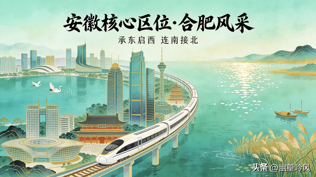 。
 
🌟 核心区位：全省几何中心
 
合肥坐拥安徽几何中心，襟江揽湖、承东启