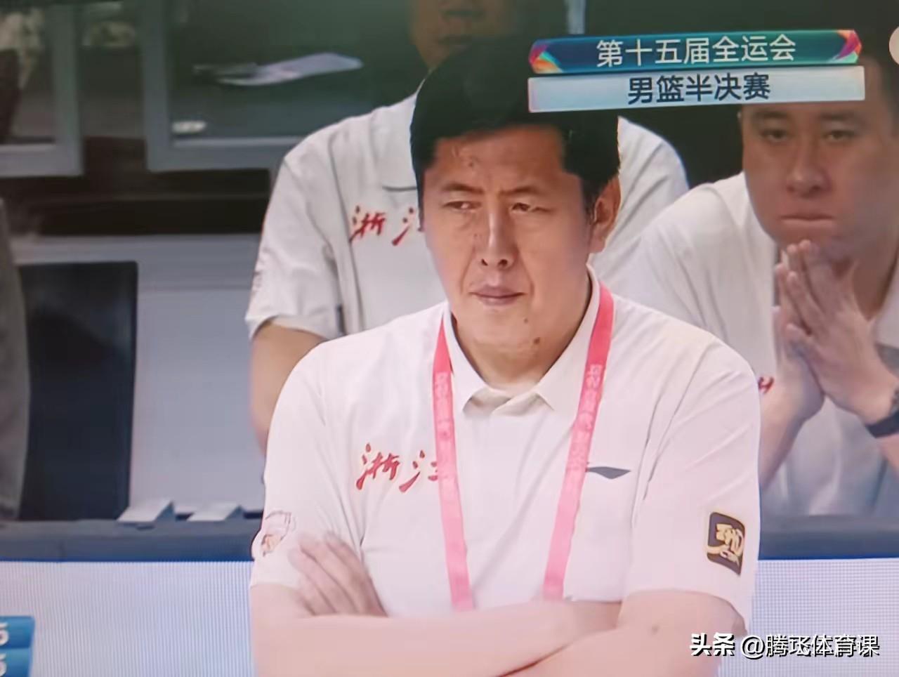 丁伟:全运会打到一份上已没有任何包袱，决赛要向广东学习。

全运会男篮半决赛，浙