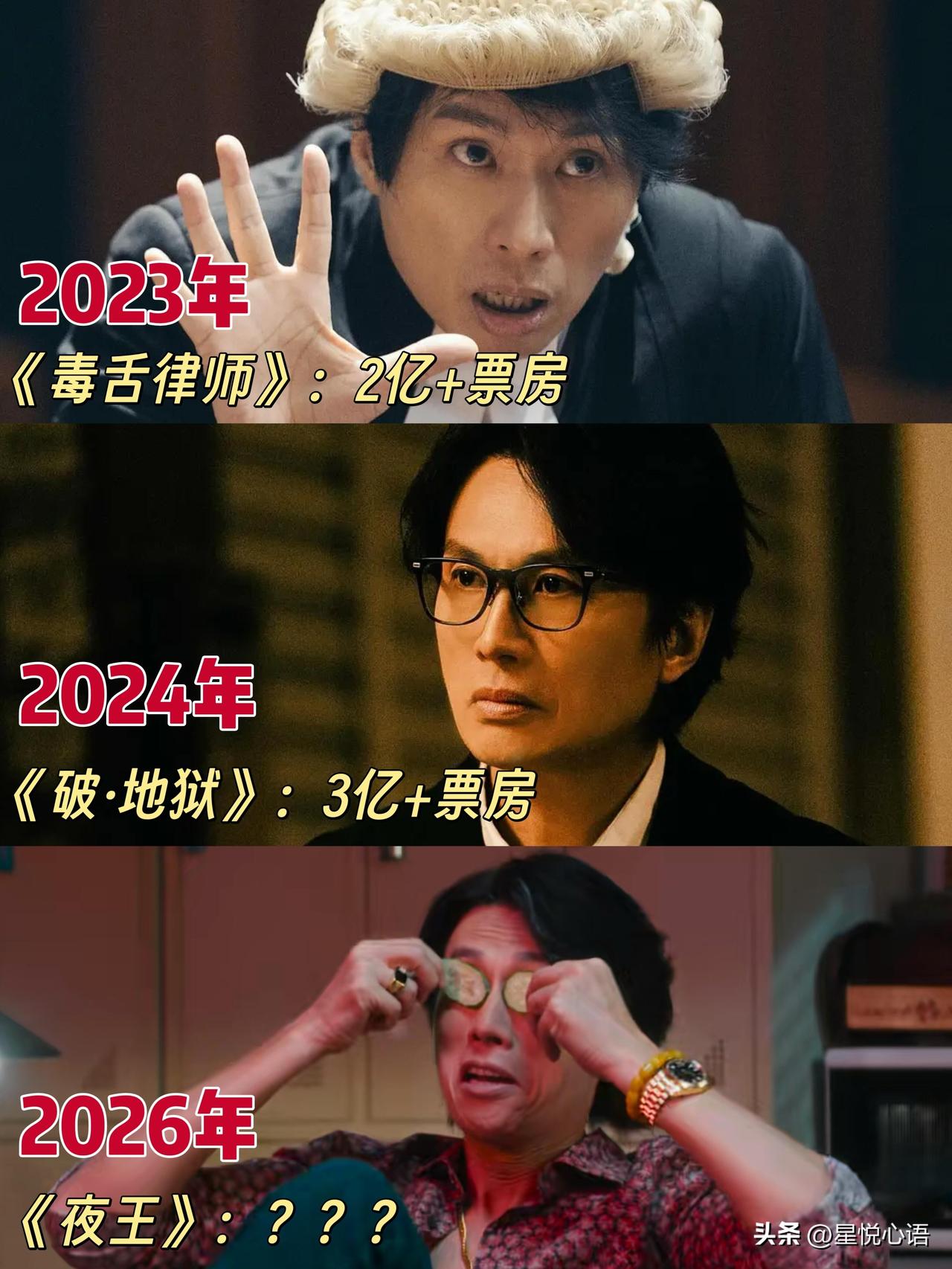 追黄子华十余年，看着他从被贴“票房毒药”标签，到一步步打破香港影史华语片票房纪录