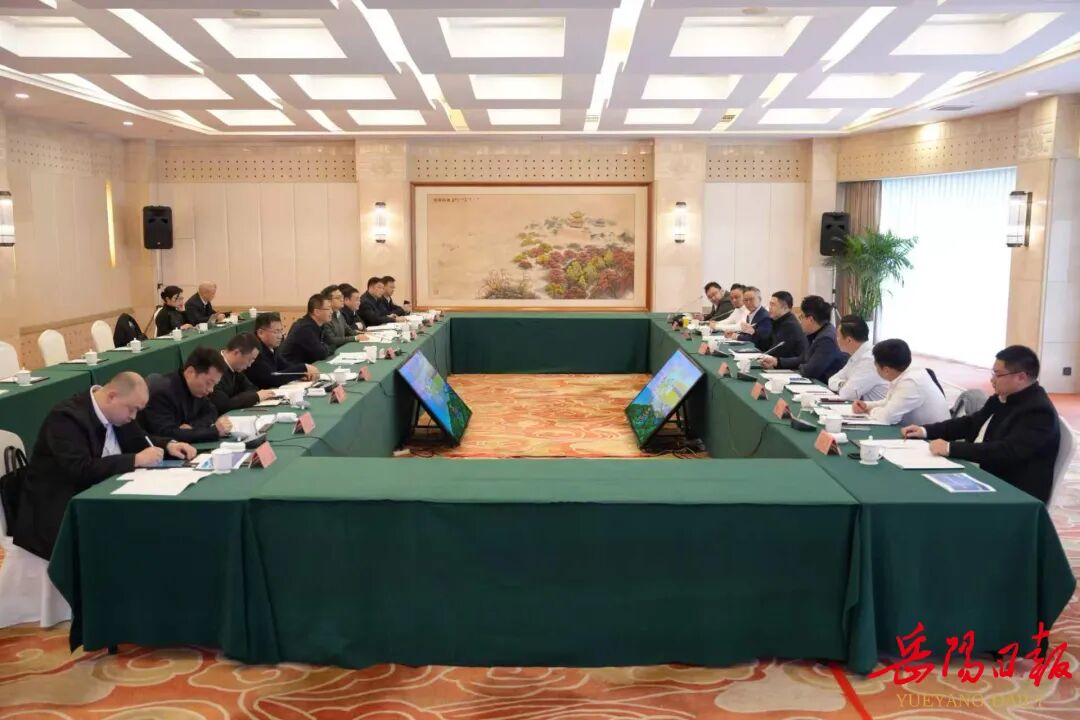 谢卫江与阿里集团副总裁库伟一行座谈