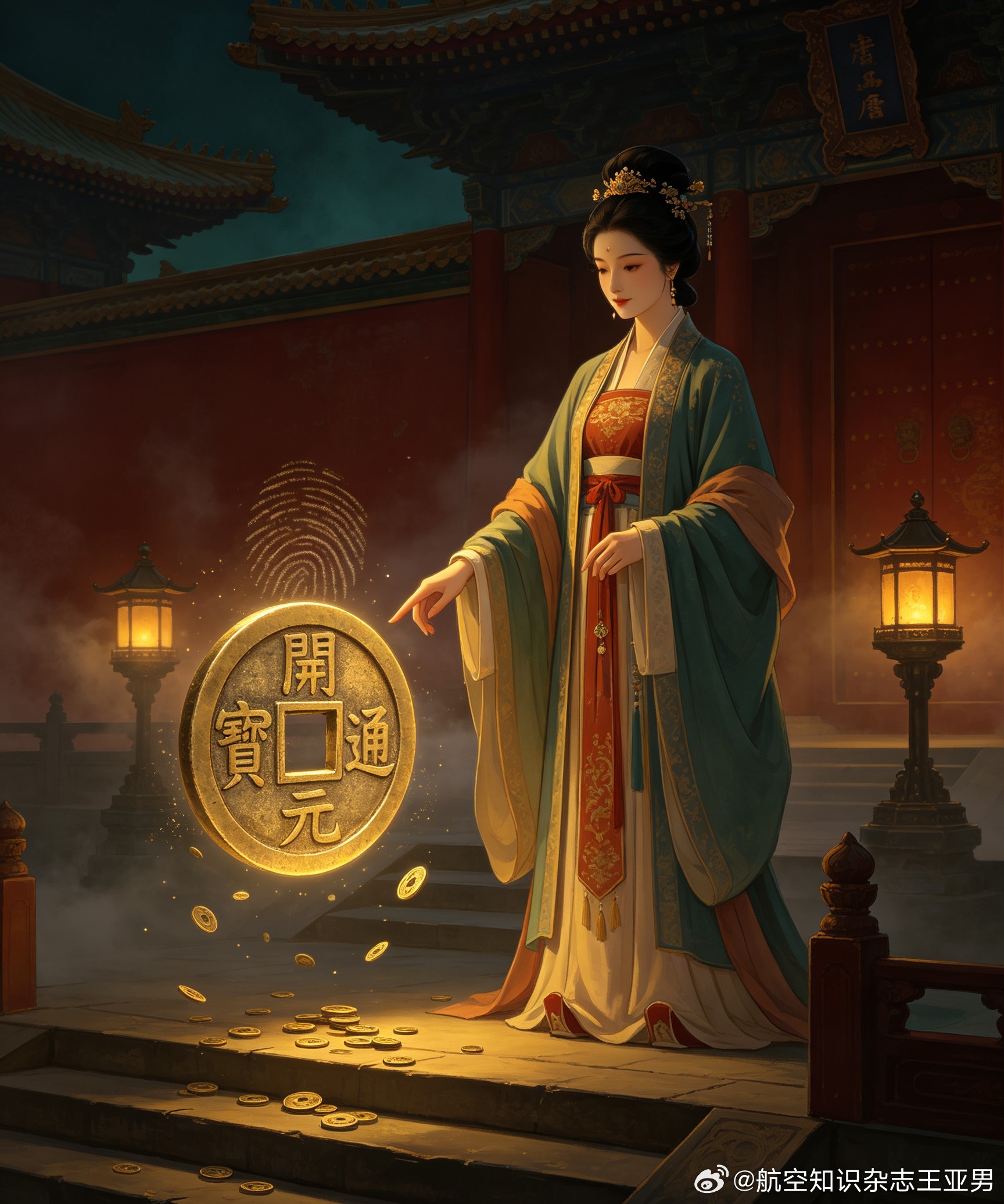 拿一枚唐代开元通宝铜钱，翻到它的背面，你多半可能会发现一个小小的月牙形图案。这个