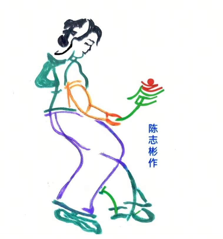 图中画面真给力；
两个成语已组成；
“玲珑有致”算一个；
还有一个等你猜。