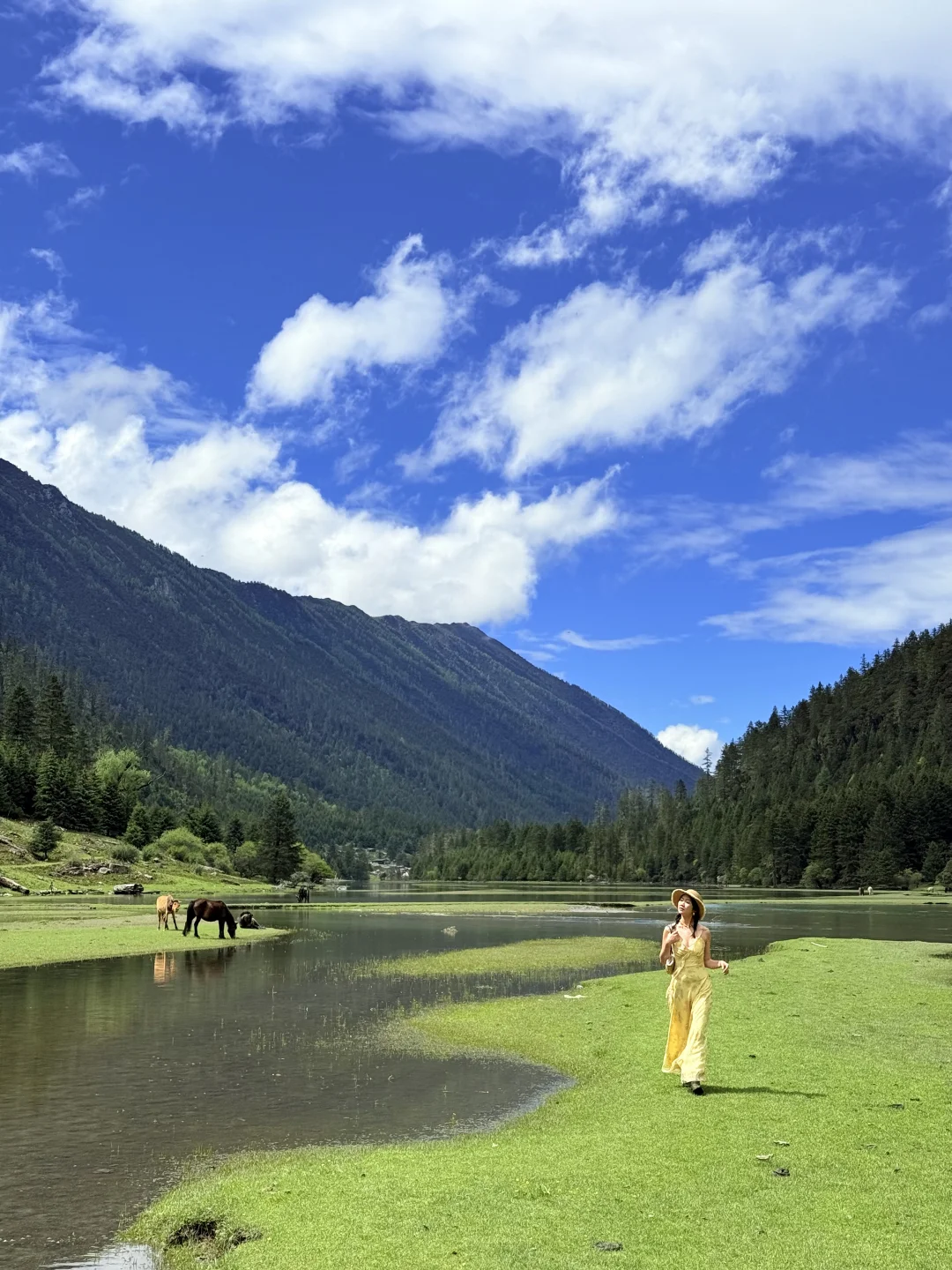 以为九寨沟已经够美了，直到我来了月亮湖……