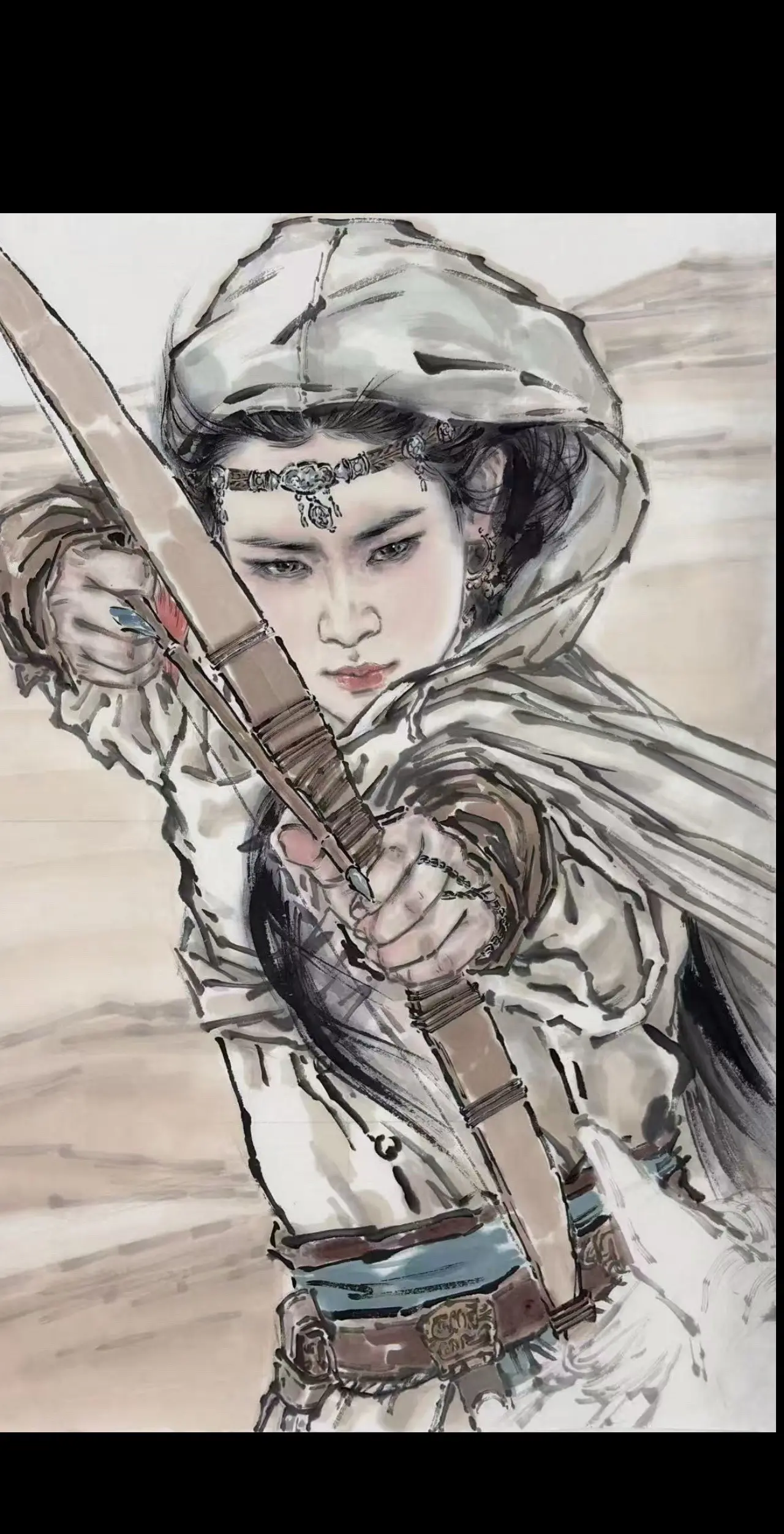 今日无课，分享一个课堂写生。