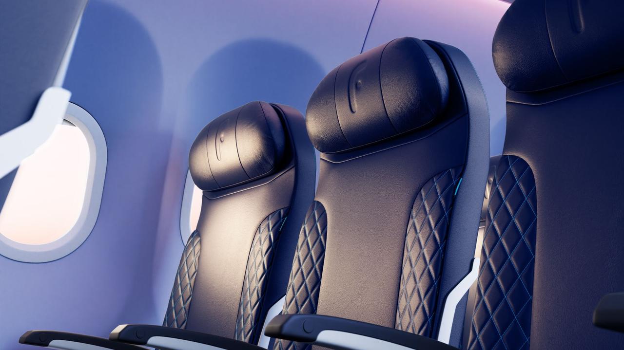 近日，沙特阿拉伯廉航纳斯航空（Flynas）展示了该航司首架配备新客舱的飞机，这