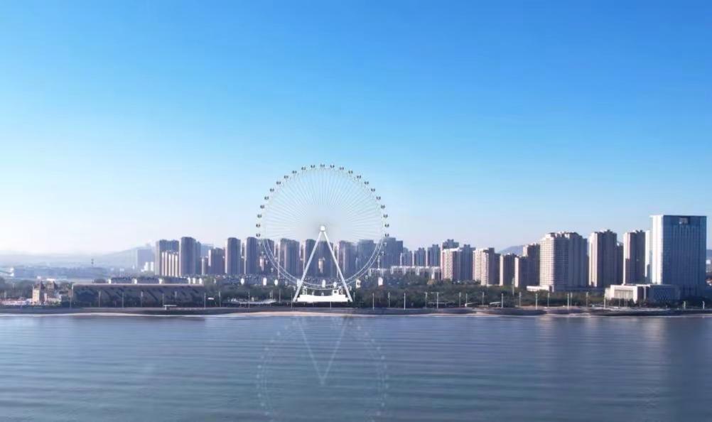 烟台也要有摩天轮了！摩天轮 城市规划 地标建筑 黄渤海新区即将启动建设摩天轮！