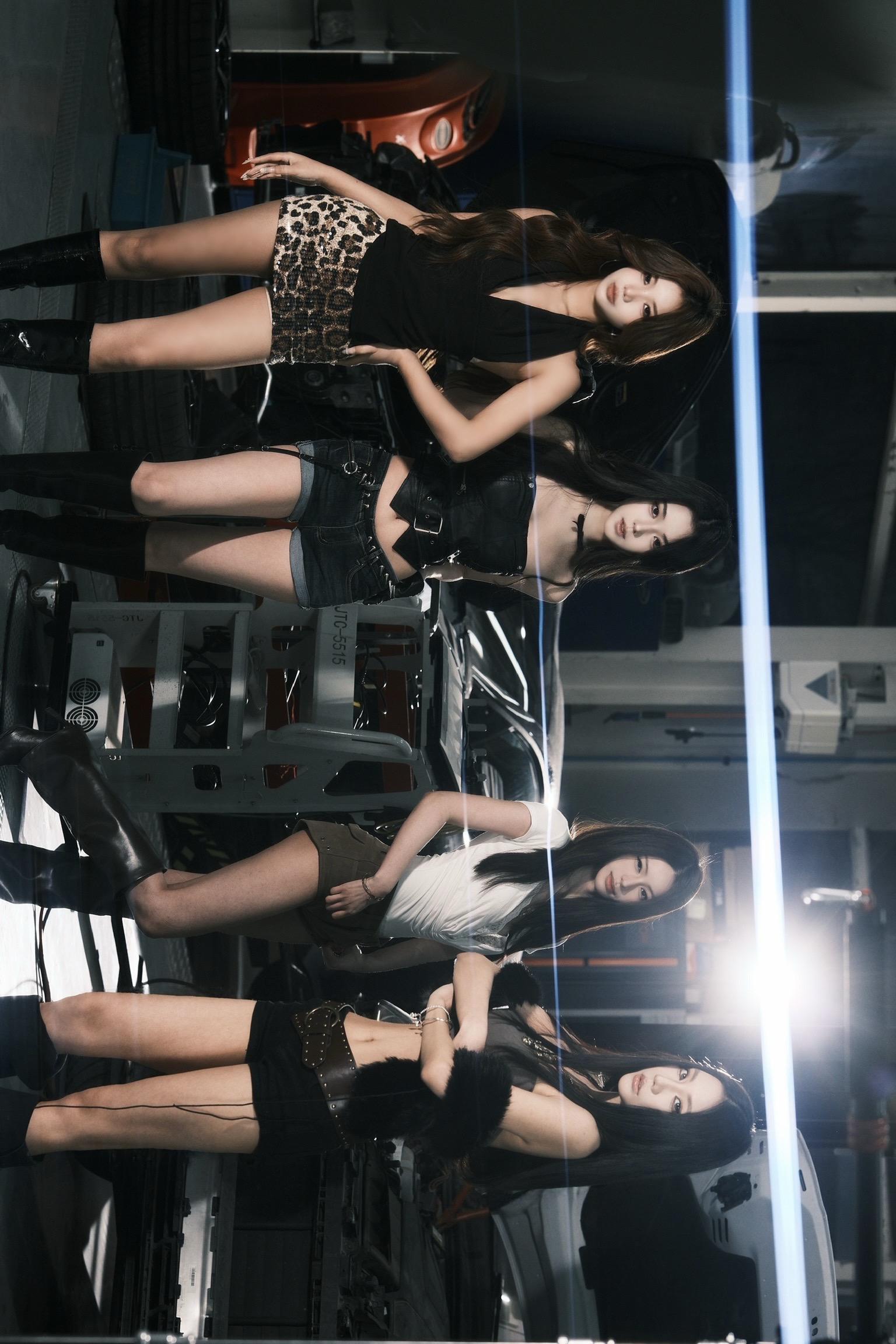 遇到一群顶级建模的话摄影师只需要按快门就好了