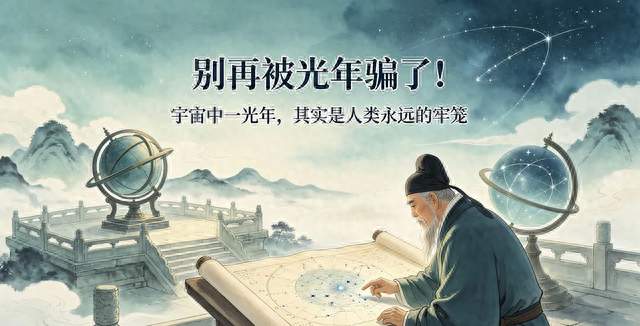 别再被光年骗了！宇宙中一光年，其实是人类永远的牢笼