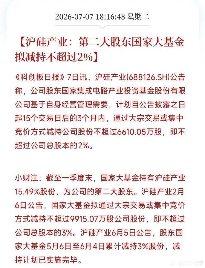 傍晚，一条公告悄然弹出，给今天本就剧烈震荡的半导体板块，又添了一把微妙的火不是业