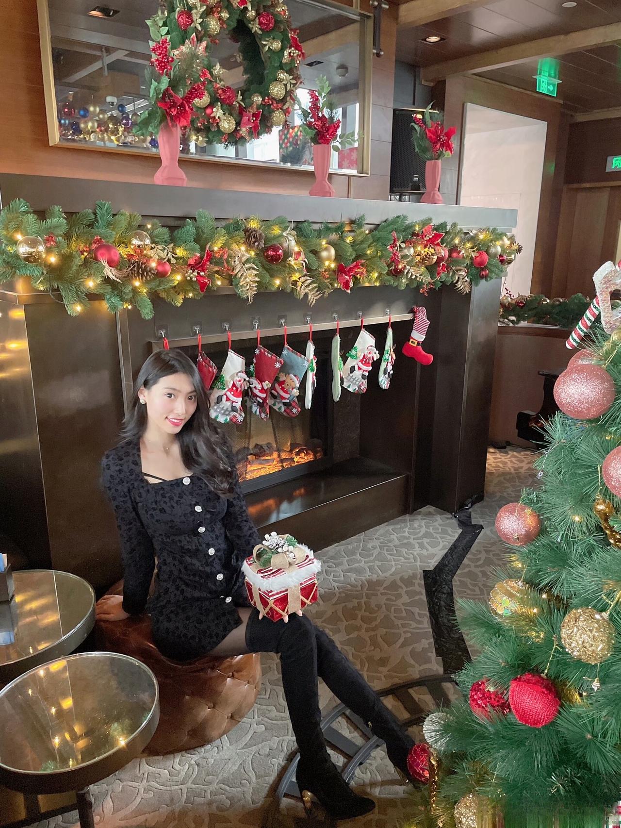 爱你的心哐哐哐～上热门 圣诞节 美女 御姐