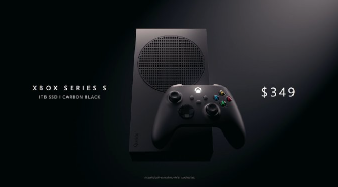 微软发布 Xbox Series S 黑色版主机：1TB 存储，售价 349 美元