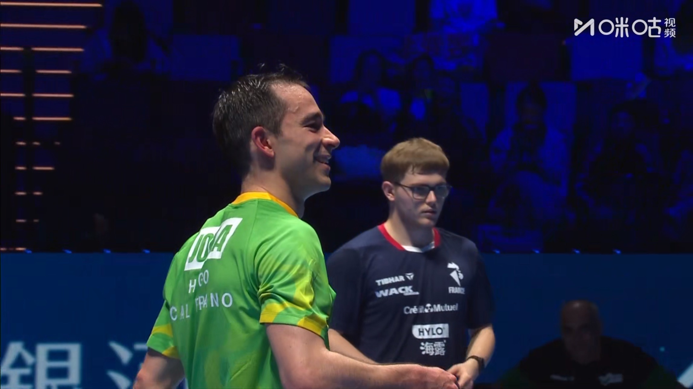 卡尔德拉诺4比0 A勒布伦(11-8，11-7，11-9，11-8)晋级澳门世界