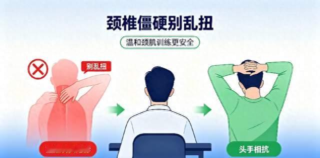 颈椎僵硬酸痛别乱扭 多练这个动作养护颈肩更安全