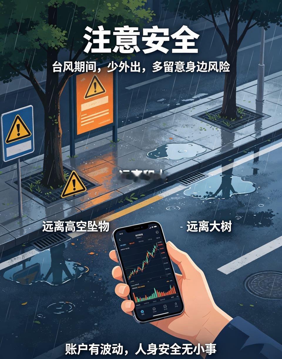 台风巴威登陆预警！风雨天气出行风险高，大家尽量居家避险，行车避开积水路段，电路设