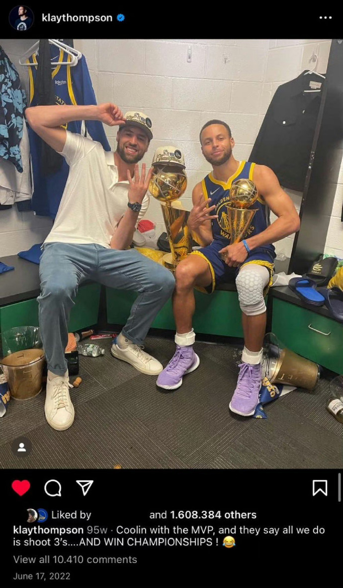 #汤普森取关勇士#来真的？克莱-汤普森已经取关勇士，还删除了所有与2022年勇士