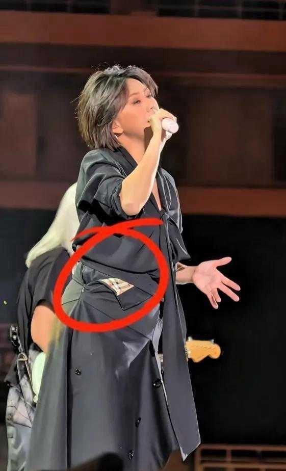孙燕姿上海演唱会，裙子拉链难拉现场略显尴尬
孙燕姿上海演唱会意外出现小状况，身形