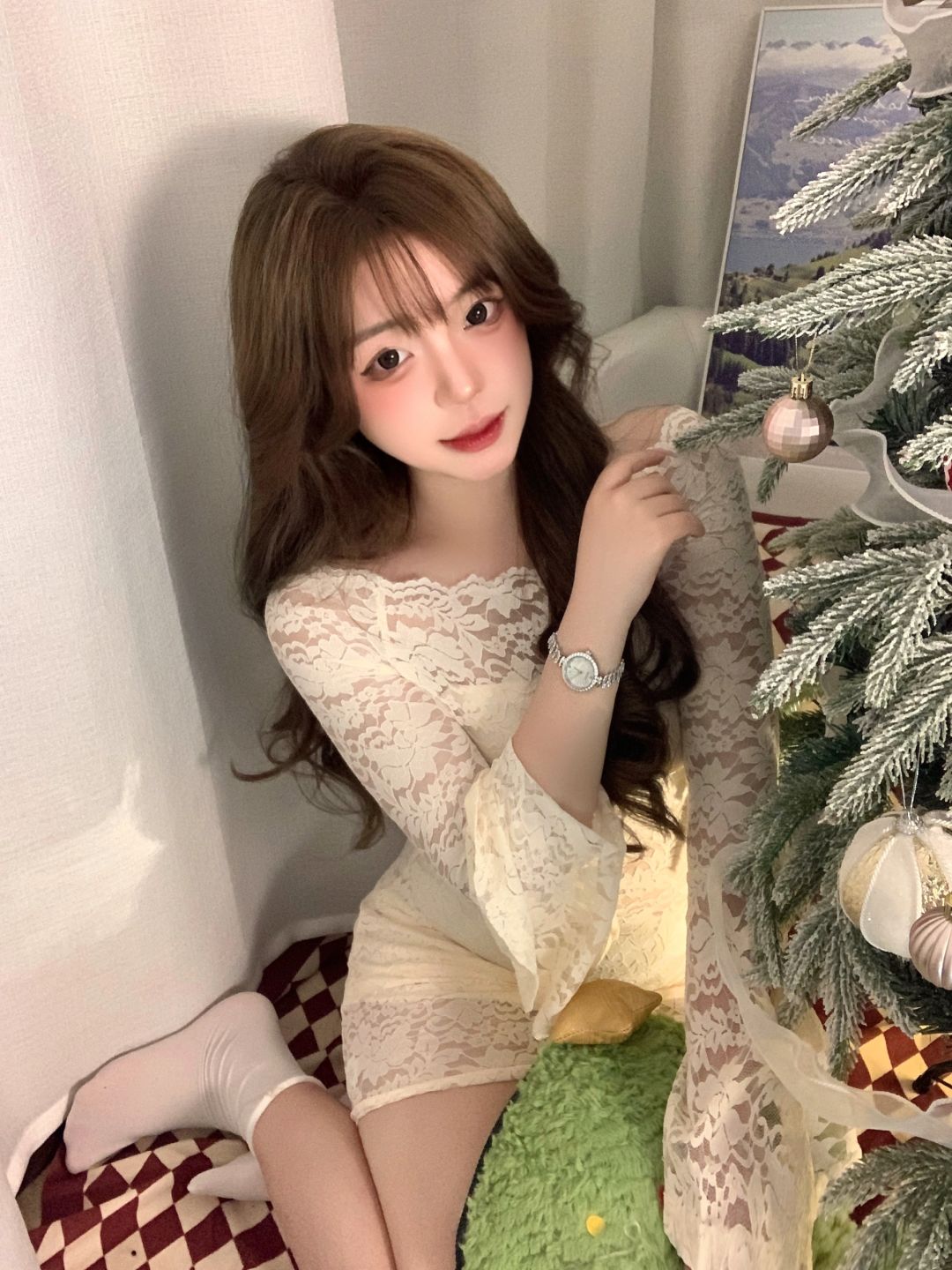 纯白茉莉花