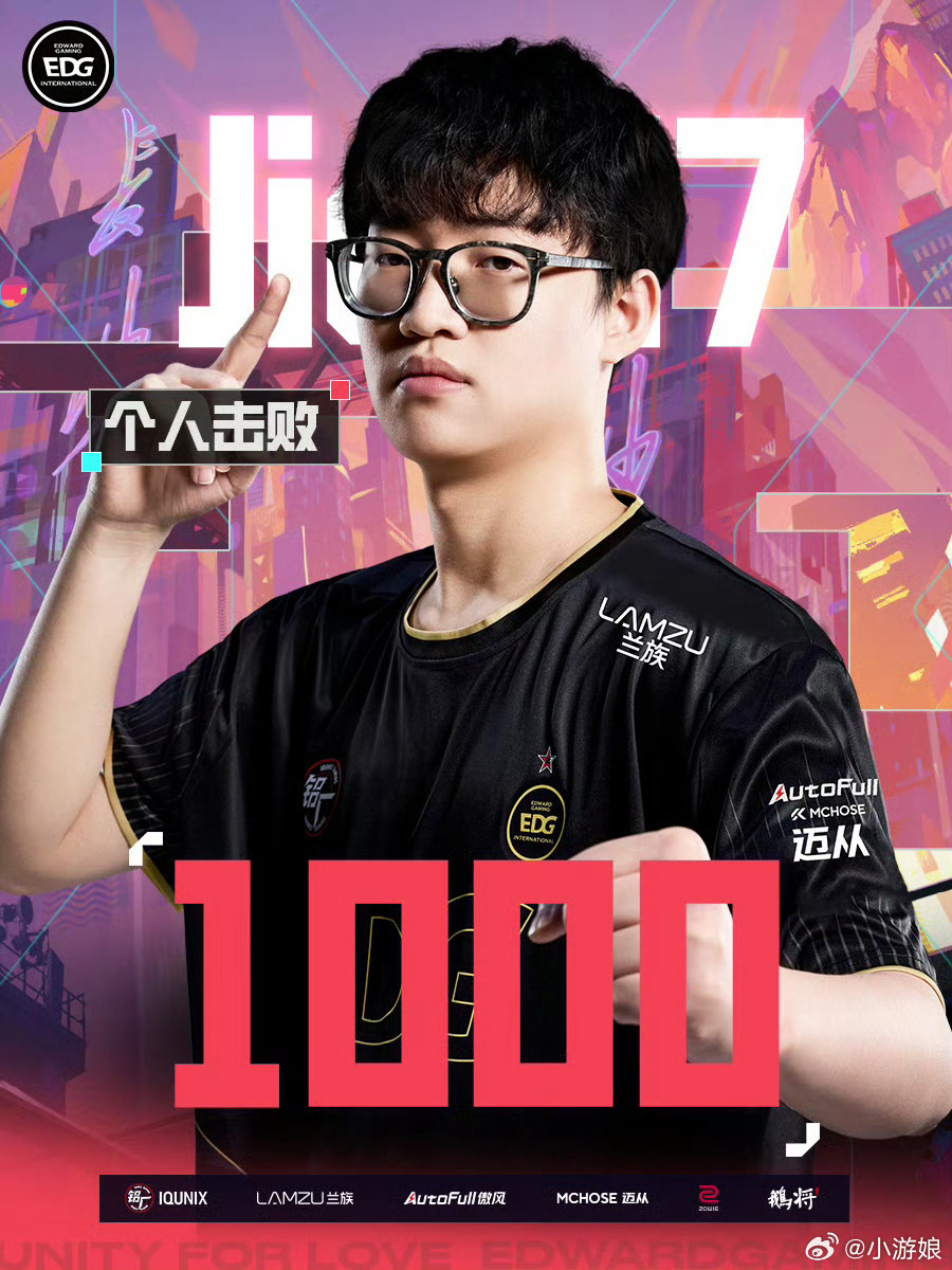 恭喜Jieni7在VCT CN联赛解锁1000击败里程碑！ Jieni7解锁10