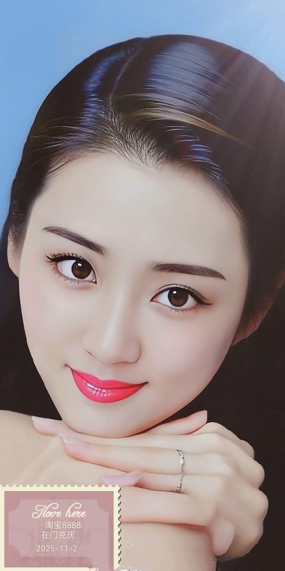 甜美笑容，闪耀戒指，遇见爱的瞬间！