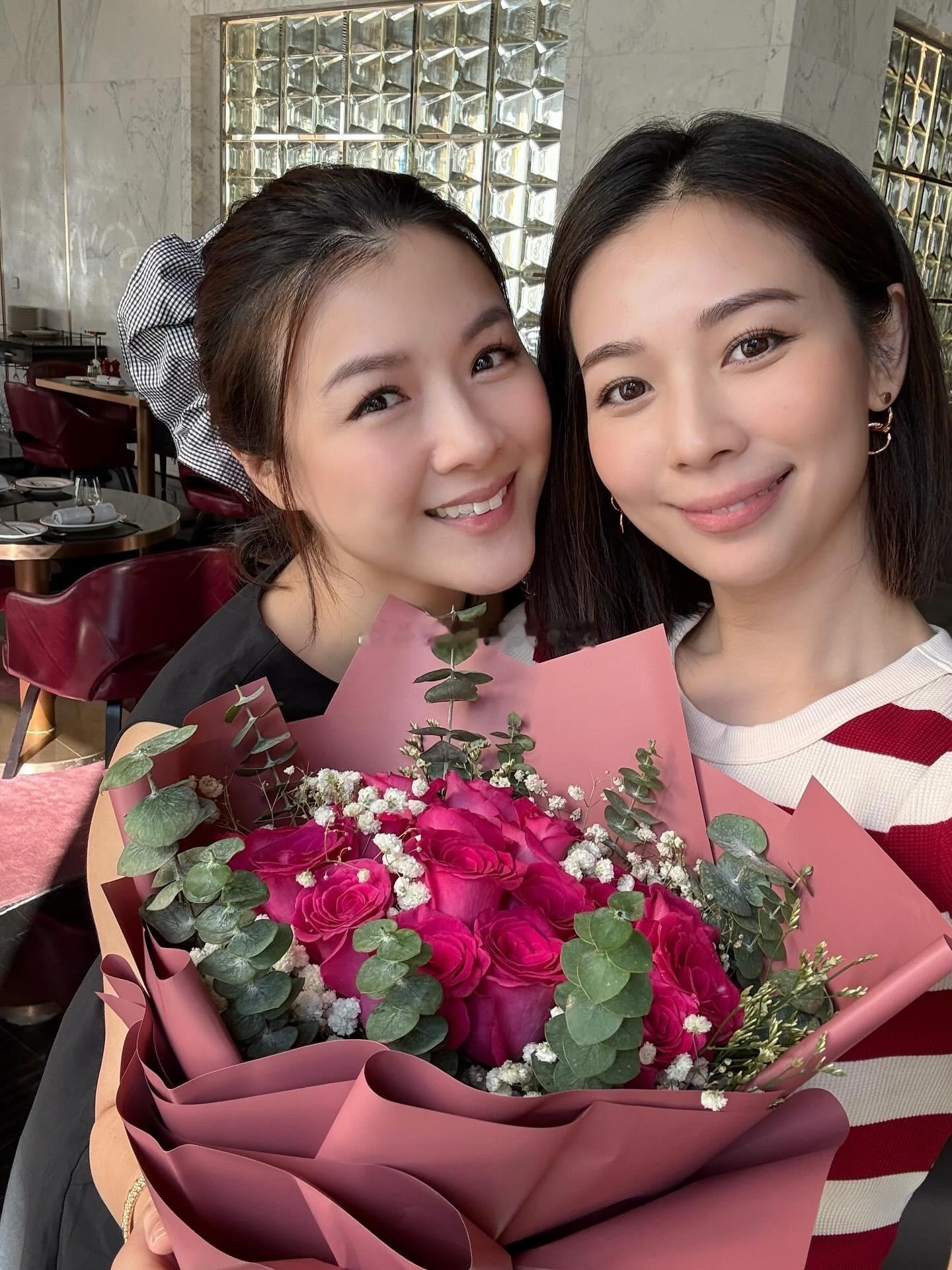 陈茵媺给好姐妹杨秀惠庆祝生日🎂 ​​​