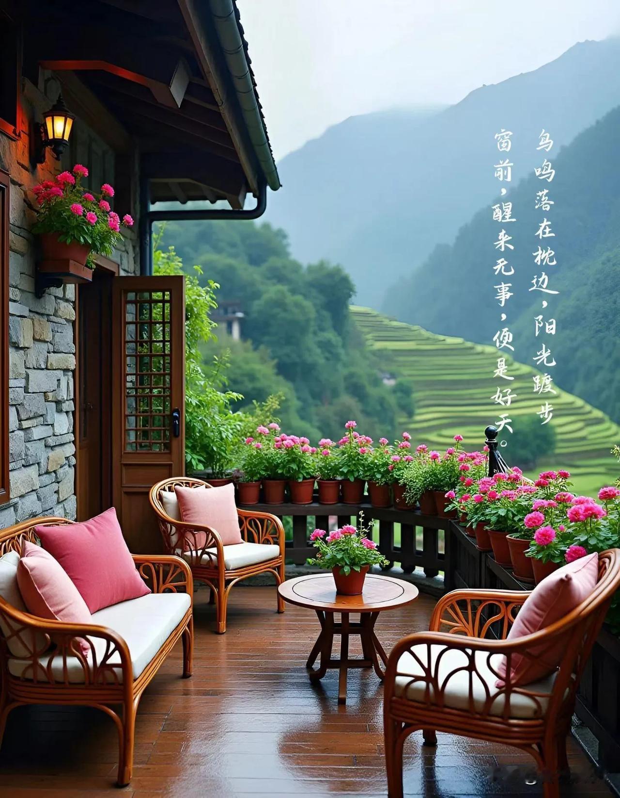 春光明媚，万物可爱，新的一天，愿你眼里有光，心中有爱。