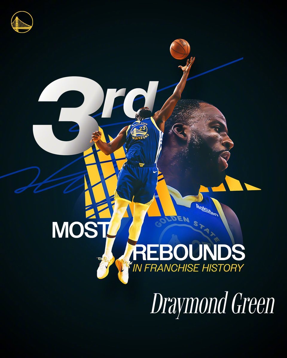 格林生涯篮板数超越拉里-史密斯，升至队史篮板榜第三位！骑士vs勇士