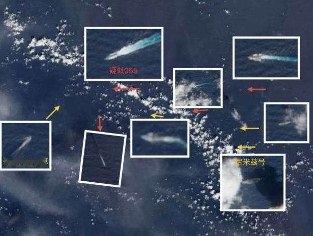 当着菲律宾的面，055驱逐舰穿插尼米兹号航母战斗群，美军这次颜面丢尽了！

卫星