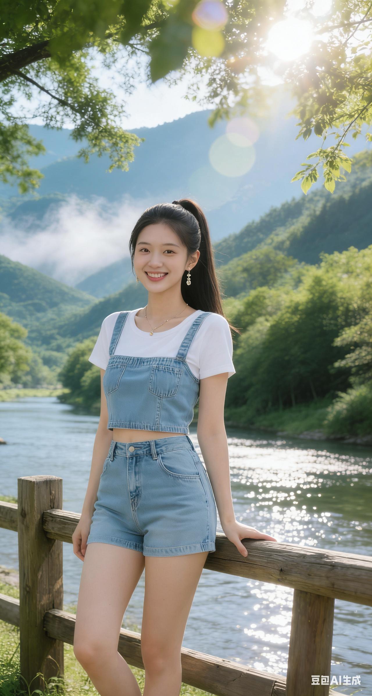 一、核心主体
 
年轻东亚女性，20岁左右，清纯甜美的长相，皮肤白皙细腻，五官精