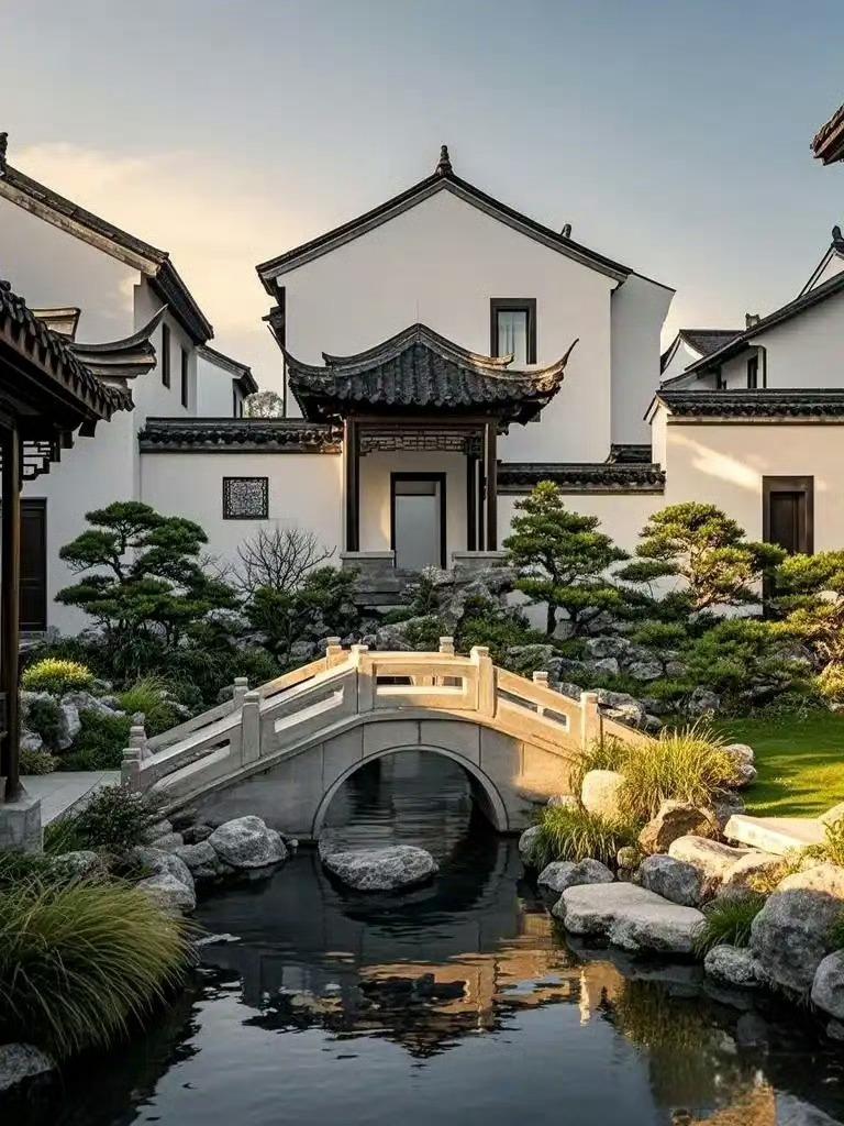 第一次被中式美学震撼到一眼沦陷东方独有的浪漫意蕴，青砖黛瓦流转古韵风华，水墨意境