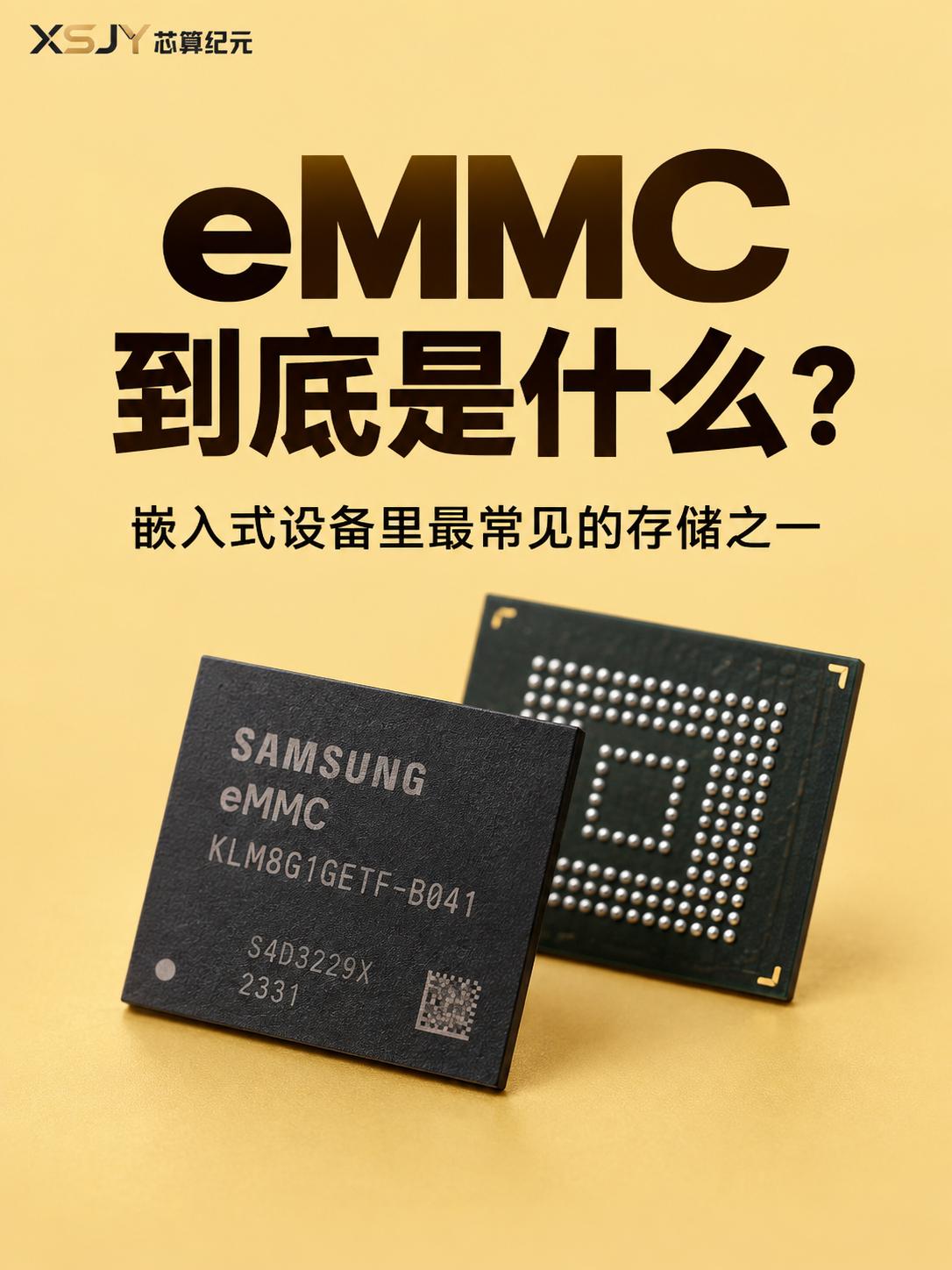 手机、电视盒子、工控主板、POS 机
这些设备里都有同一个“小芯片”——eMMC