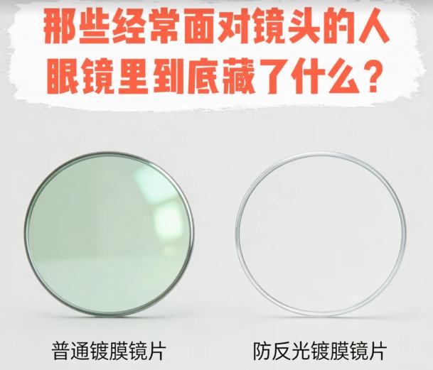 为什么别人戴眼镜上镜反光很少，你却像贴了两面小镜子？
你们发现过这个现象吗？
看