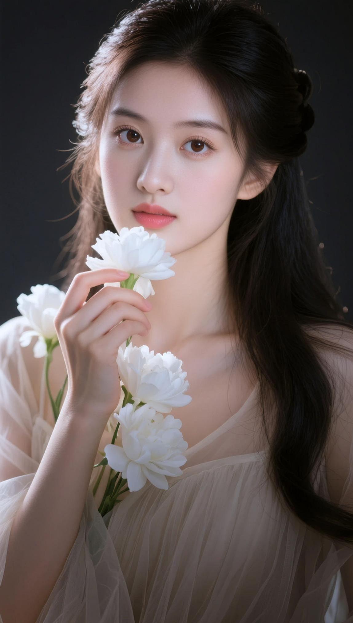 AI柔光花卉写真 抖音ai创作