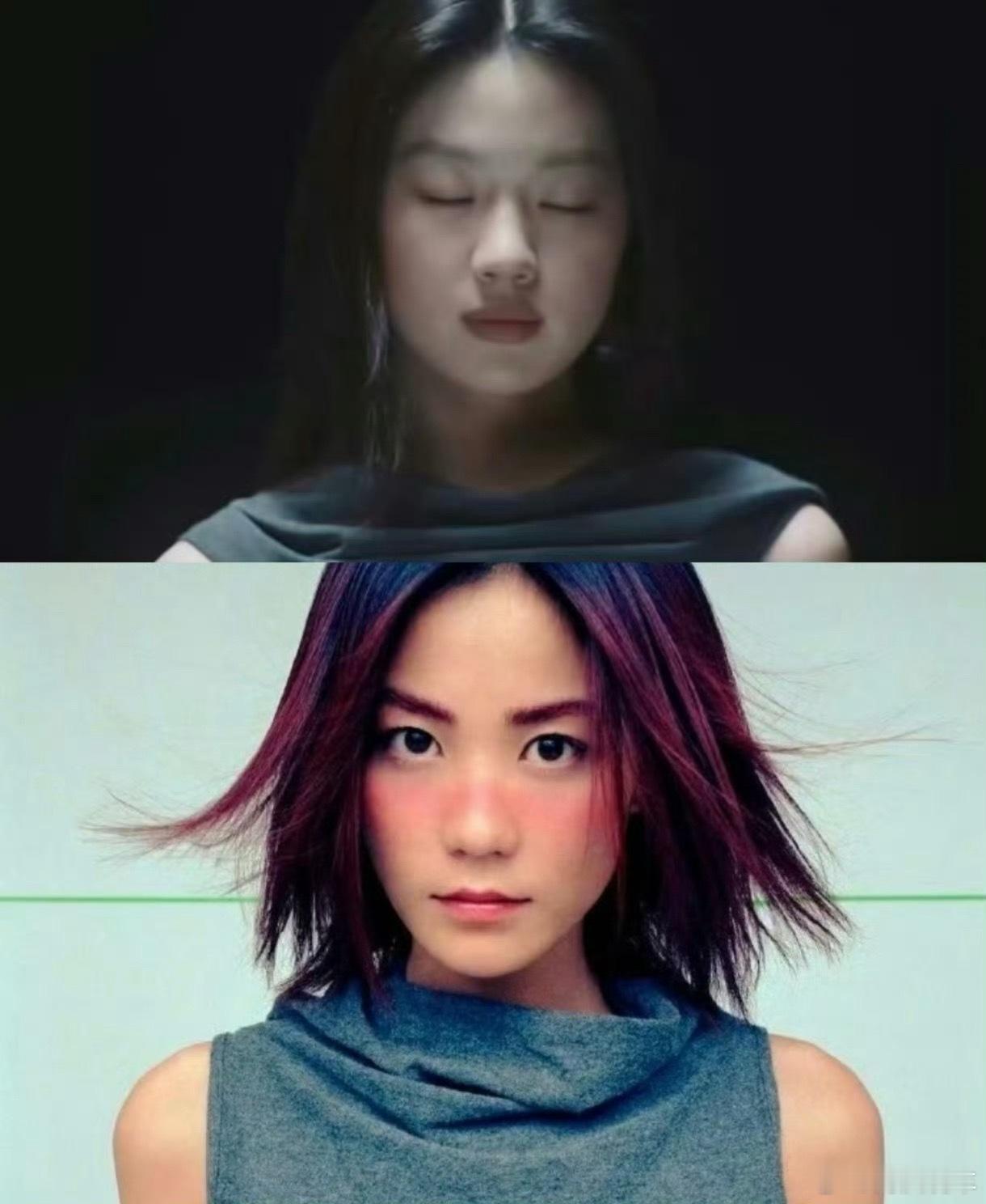 单依纯王菲 造型其实从一开始她唱歌，就给我一种熟悉的感觉。后边我才发现，跟王菲的