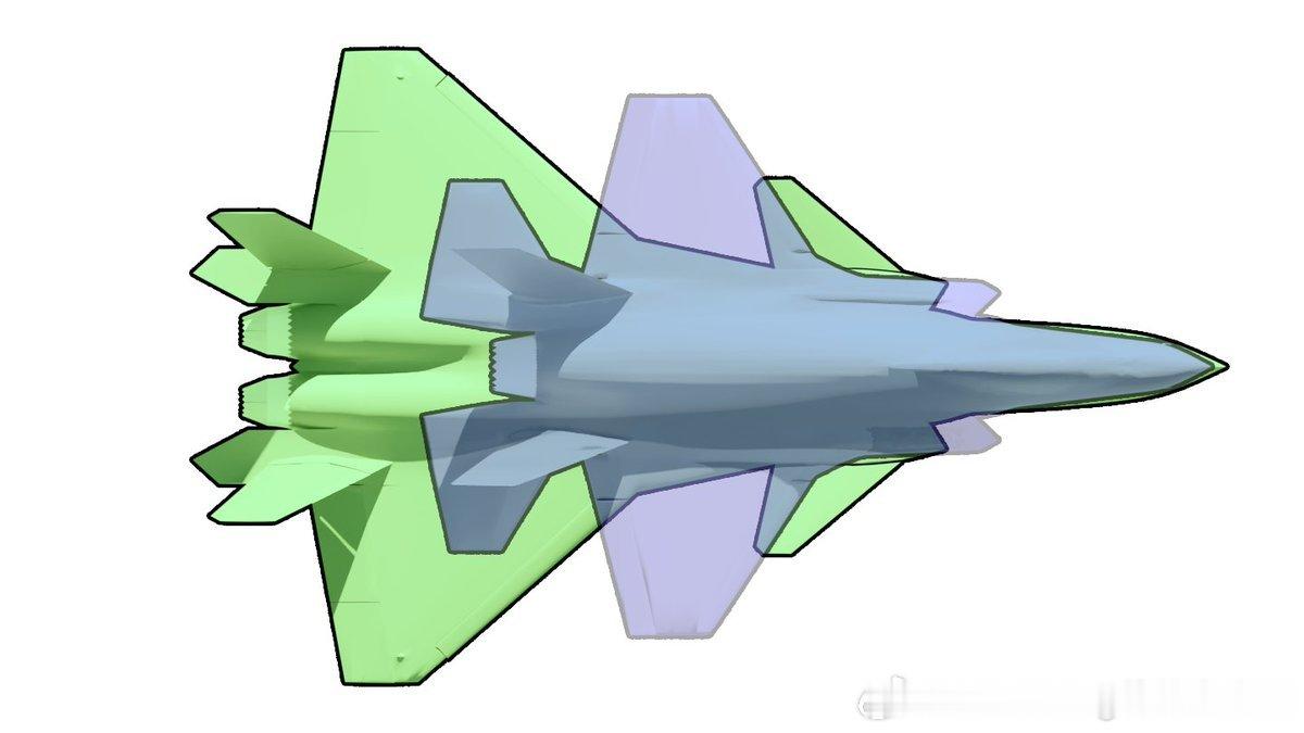 歼-20和F-35A尺寸对比 ​​​
