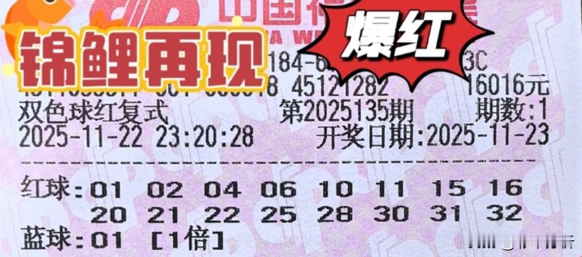 1.6万大复式迅速转向开始打最小蓝球01，和之前连追大号趋势完全不同；另一张则开