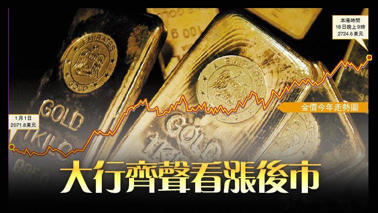 【金价破2700美元再创新高 中东局势紧张 牛市料持续】由于围绕美国大选的不确定